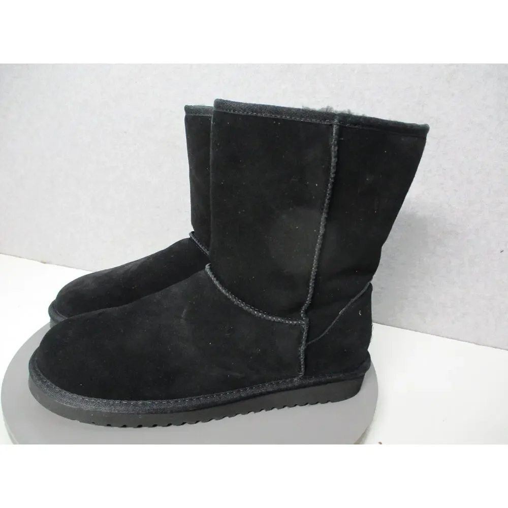 KOOLABURRA BY UGG KOOLA TALL BLACK SUEDE WOMENS SZ 10 BOOTS WINTER